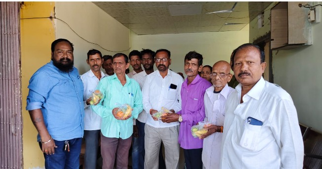 Fruit Distribution at Govt Hospital
